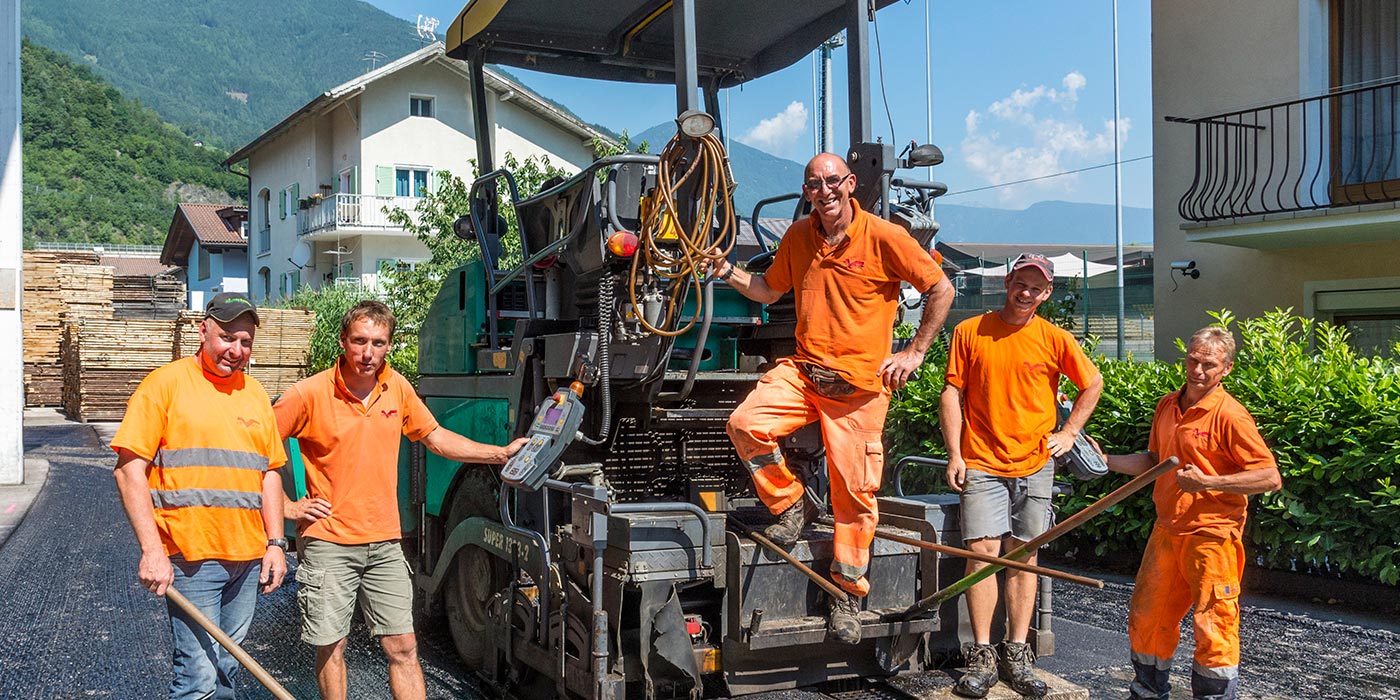 Il preparato team dell'impresa Vendruscolo